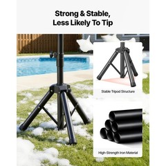 Adjustable Angle Foam Cannon with Fan, Continuous Dense Foam for Parties