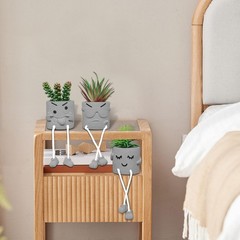 Zerzsy Artificial Succulent Set, Succulents Plants 3 Pcs Set/B, 3 Set/a