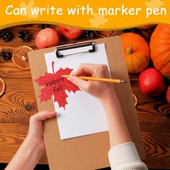 100PCS Thanksgiving Fall Leaves Bulletin Board Decoration Glitter Maple Adhesive