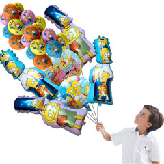 SIMPSONS GIFT BOX CAKE TOPPER CUPCAKE BALLOON BANNER SUPPLIES DECORATIONS