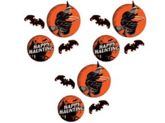 Vintage Halloween Beistle Witch Bats Cutouts 3 Packs Bulk Party Supplies Decor