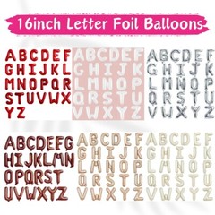 16in Alphabet Letter A-Z Foil Balloon Kids Adults Birthday Party Supplies Decor