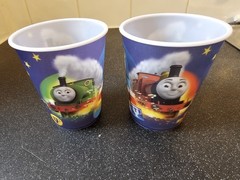 Blaze and Thomas the Tank Plastic Kids Party Cups Everyday Use New and Unused