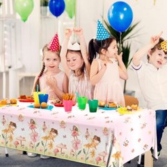 3pcs Fairy Party Tablecloth Decorations Birthday Supplies