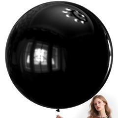 Black Balloons 9pcs 36 Inch Extra Large Big Jumbo Giant Matte Black Latex Hel…