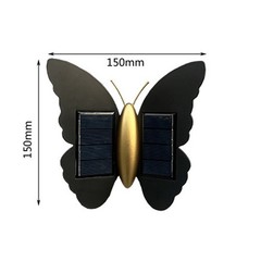 Butterfly Design Solar Wall Light IP65 Waterproof for Indoor Outdoor Use