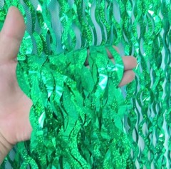 Wavy Foil Backdrop Fringe Tinsel Shimmer Curtain Door Wedding Birthday Party