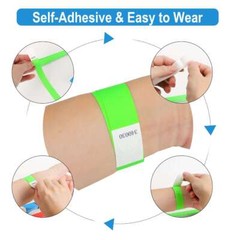 100pcs Paper Wristbands for Events Concert , Colored Wristbands Waterproof Paper