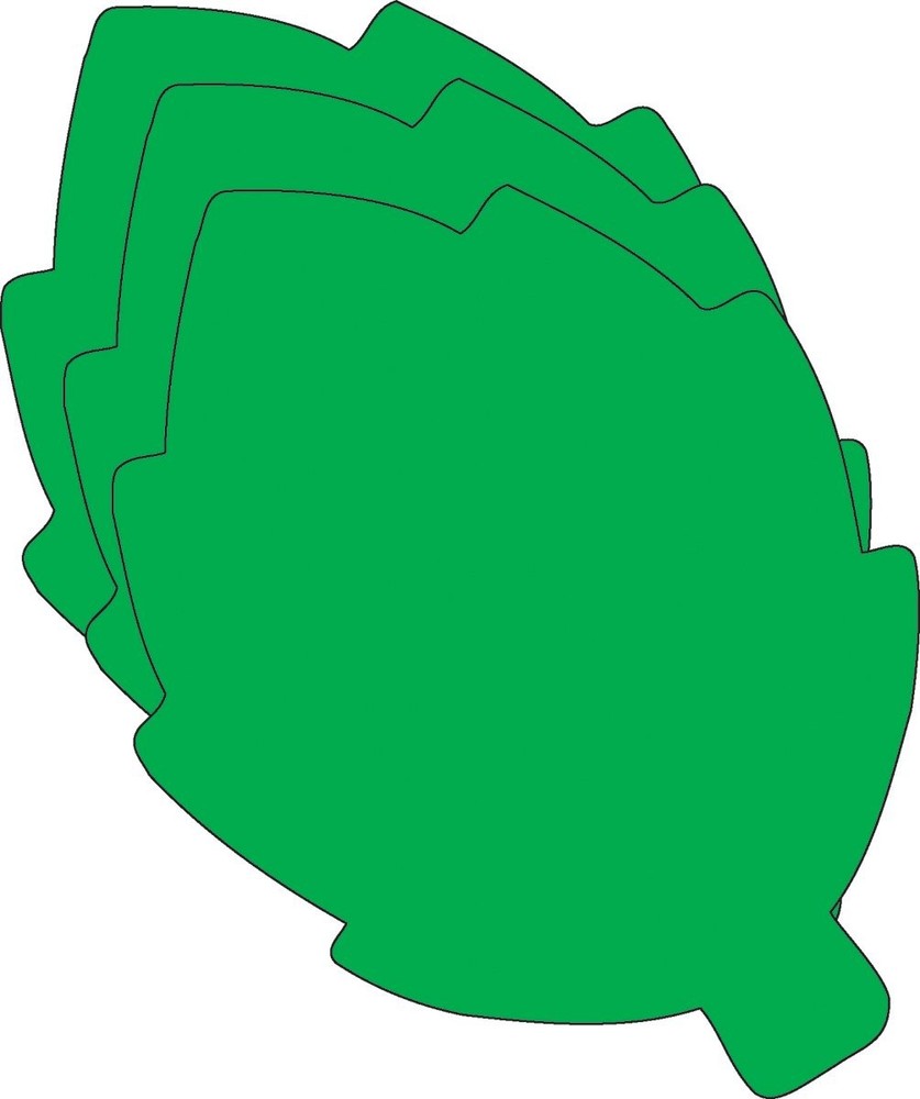 31 PCS Green Leaf Creative Paper CutOuts 5.5×5.5 Inch Classroom School