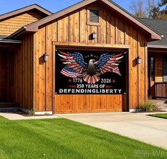 Patriotic 250th Anniversary Backdrop 71×43 Inches for Independence Day Decor