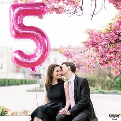 KatchOn, Giant Hot Pink 5 Balloon Number 40 Inch | 5th Birthday Balloons For…
