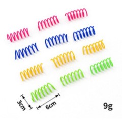 Colorful 12 Pcs Cat Spring Toys for Kittens and Adult Cats Interactive