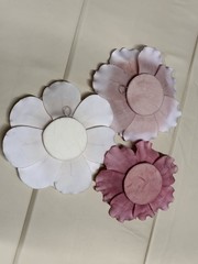 Paper Wall Flowers From Michaels Back Drop Wedding Baby Shower Pink White Decor