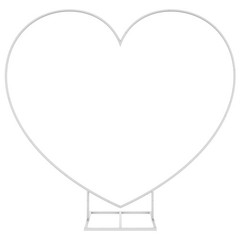 Large Size Metal Balloon Arch Kit, Wedding Heart Arch Stand, Love Balloon Col…