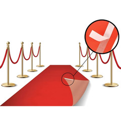 Carpet Floor Runner Hollywood Party Decoration Fabric 100 GSM 4x30ft