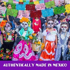 60 Pieces Mexican Party Banners Altar De Ofrendas Supplies Kit Dia De Los Muerto