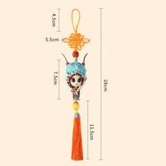 Chinese Peking Opera Character Knot Hanging Pendant Gift Specialty Ethnic Crafts