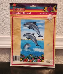 Luau Dolphin Mural 72″ X 42″