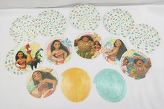 8 Pack Disney MOANA Hanging Swirl Decorations Girls Birthday Party Supplies TF