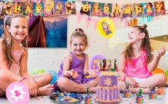 Rapunzel Princess Birthday Party Supplies,Princess Party Decorations & Tableware