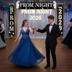 SmoothNovelty 3 Pcs Prom Night Decorations 2026 Graduation Party multicolor