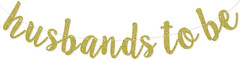 Husbands to Be Banner, Bachelor Party Decorations | Mr and Mr Engagement Decor,