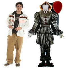 PENNYWISE THE DANCING CLOWN «It» Plastic OUTDOOR YARD DECOR Standee Standup