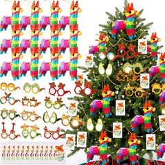 12 Pack Cinco De Mayo Donkey Pinata Set