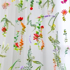 6 Pcs 35.4 ft Flower Garlands Artificial Wildflower Vines Floral Hanging