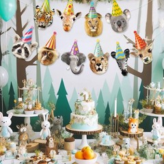 Multicolor Safari Animals Birthday Banner – Perfect for Wild Jungle Celebrations