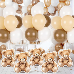 6 Sets Balloon Stand Kit for Table Bear Baby Shower Centerpieces with Balloon Ba