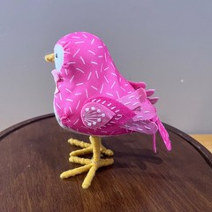 Target Spritz Featherly Friends Tulip Bird 2018 Spring Pink Easter Figurine Vtg