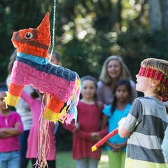 2Pack Donkey Pinata with Hanging Loop Cinco de Mayo Birthday Mexican Party Decor