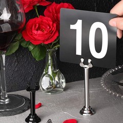 Doublesided Plastic Table Number Cards 1 to 10 for Restaurants and Events