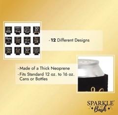Happy 30th Birthday Coozies (2 x 12 Pack)