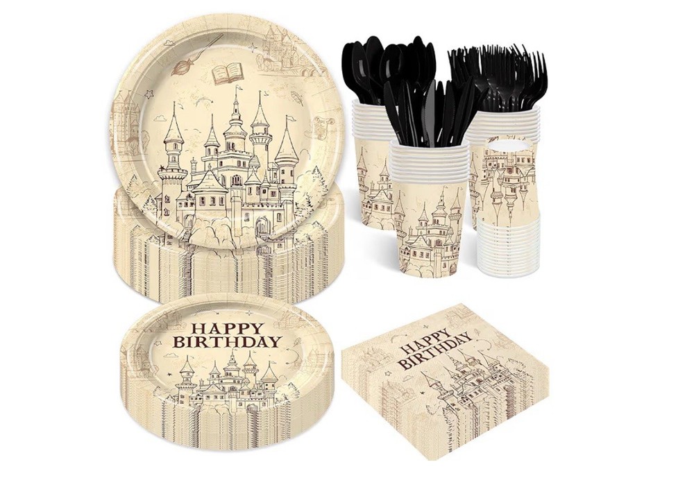 Magical Wizard Party Supplies Vintgage Castle Owl Party Table Decorations