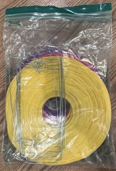 9pcs 10″ Round Hanging Paper Lanterns Pink, Yellow & Purple – A0012