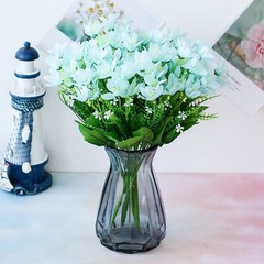 US 4pcs 20 Head Simulation Lily Flower Real Touch Fake Atmosphere Decor Outdoor