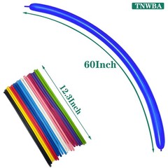 Latex Balloons 260Q Long Twisting Balloon, Birthday, Wedding, Party Decoration