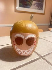 Set Of 3 Moana-Inspired Coconut Head Decor Props For Tropical Party/DIY Crafts