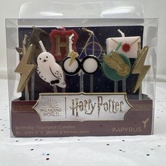 Papyrus Birthday Candles, Harry Potter Cake Topper (9-Count)