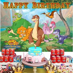 The Land Before Time Birthday Party Supplies Backdrop Banner Poster Vinyl