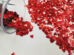 4000Pcs Hearts Shape Glitter Cute Sprinkle Party Confetti Table Decoration fo…
