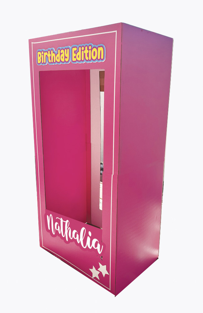 Birthday Edition 4ft, 5ft and 6ft tall, doll photo box, popular photo box props