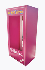 Birthday Edition 4ft, 5ft and 6ft tall, doll photo box, popular photo box props