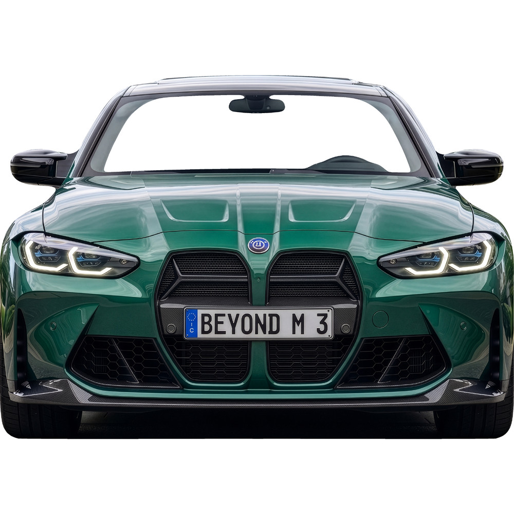 SS11385 Bavarian German Sport Luxury Coupe Car Stand In Cardboard Cutout Standee