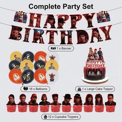 Stranger Things TV Birthday Decorations Party Supplies Set Include Banner