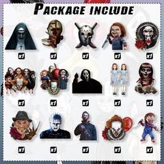 Horror Party Decorations Hanging Swirls, Horror Movie Character Swirls Stream…