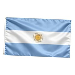 Flag, Flag of 3×5 Ft – Polyester Lightweight Flags with 2 Brass 1 Pc Argentina