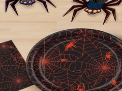Wholesale Spider Web Paper Plates 96 pcs Beistle Halloween Bulk Party Supplies